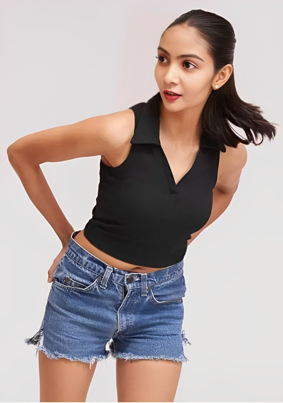Collored Sleeveless Top