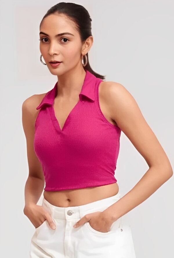 Dark Pink collor Top - Image 2