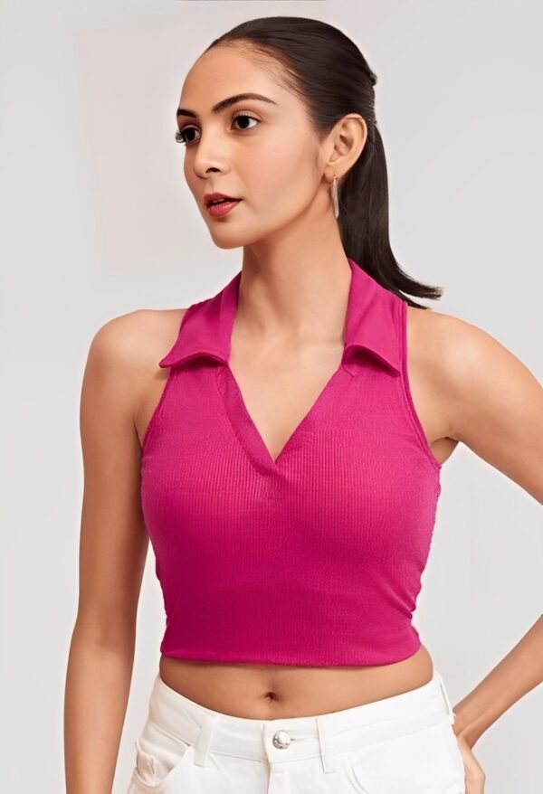 Dark Pink collor Top - Image 3