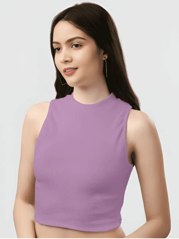 Periwinkle Round Neck Top