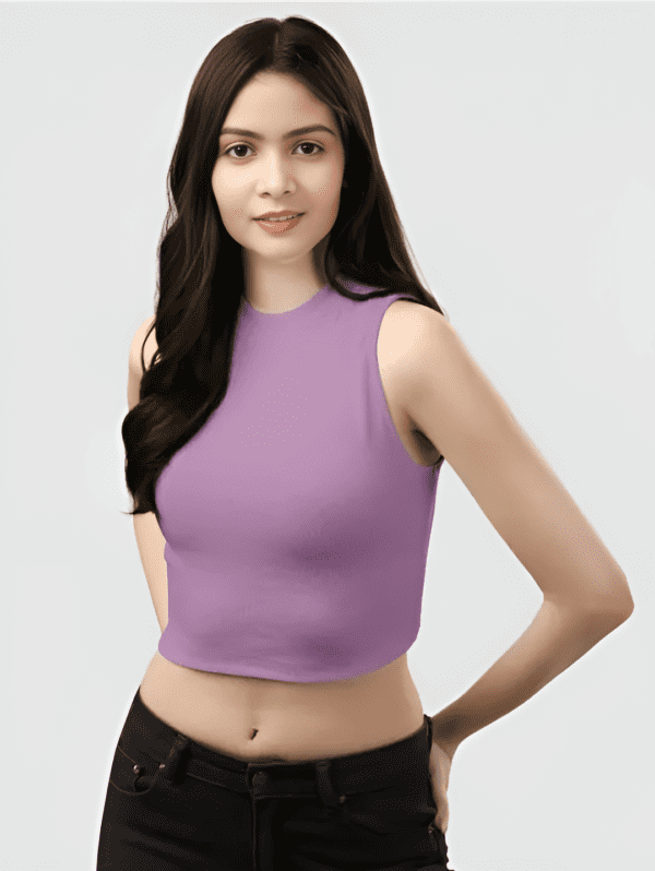 Periwinkle Round Neck Top2