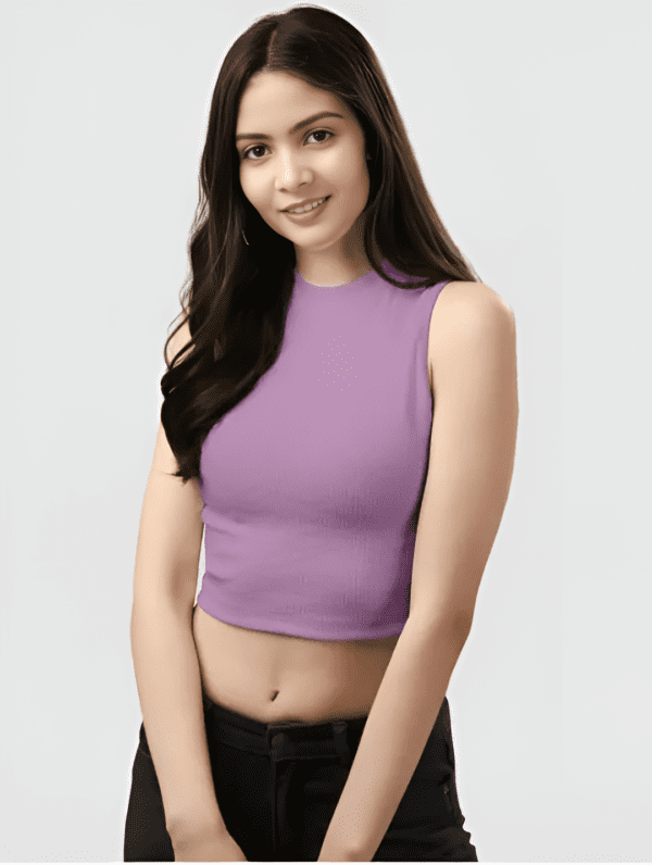 Periwinkle Round Neck Top3