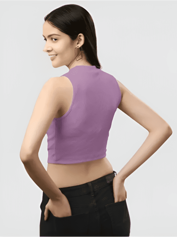Periwinkle Round Neck Top4
