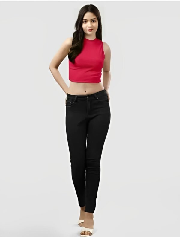 Pink Round Neck Top1