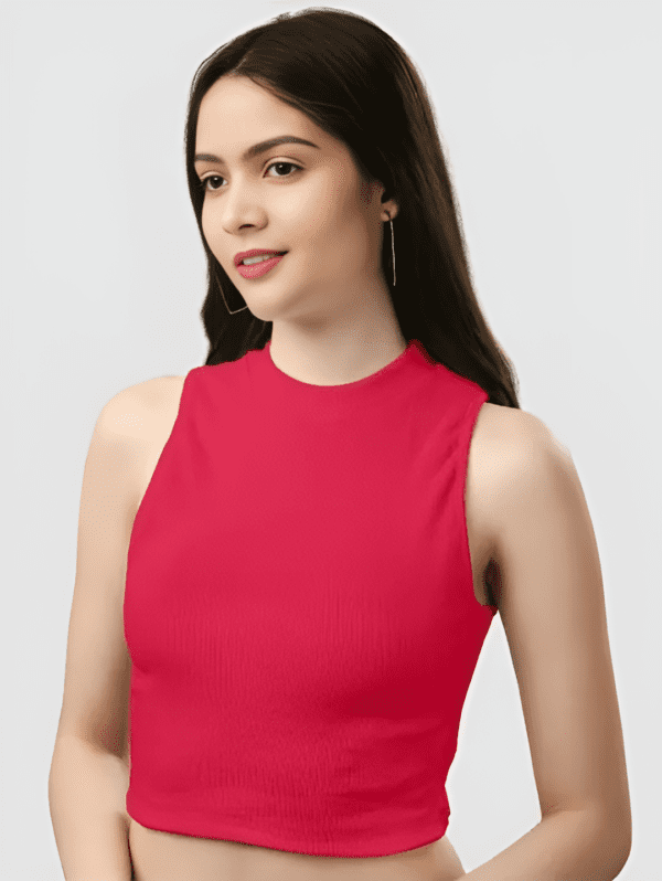 Pink Round Neck Top3