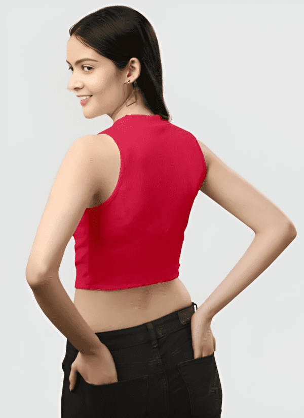 Pink Round Neck Top4